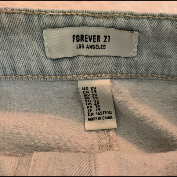 Forever 21 Jean Skirt Size 29 Waist 🌼🌿 - Picture 3 of 3